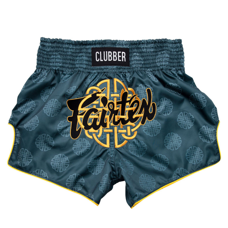 Fairtex BS1915 Muay Thai Shorts - Clubber - green