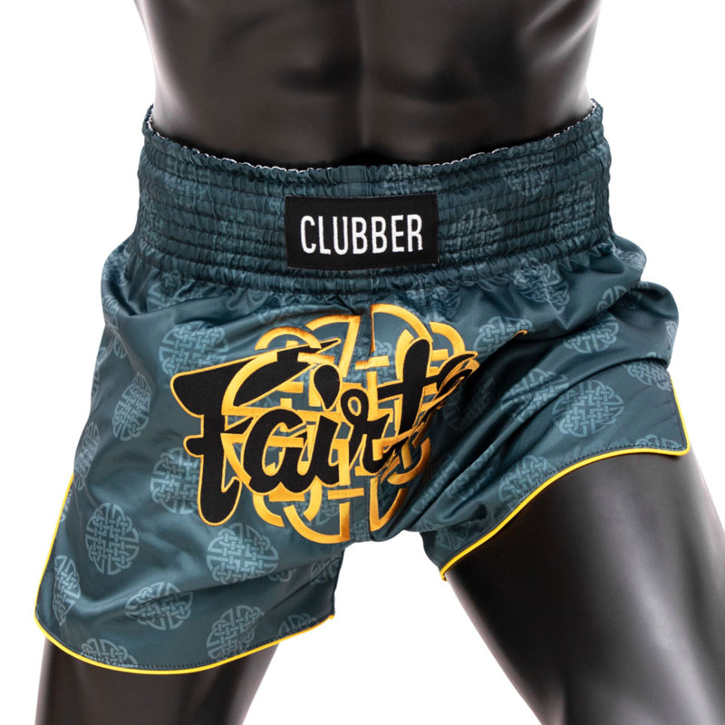 Fairtex BS1915 Muay Thai Shorts - Clubber - green