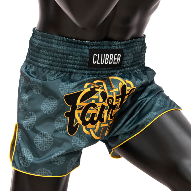 Fairtex BS1915 Muay Thai Shorts - Clubber - green