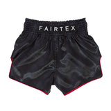 Fairtex BS1901 Muay Thai Shorts - Stealth - Black