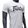 Fairtex Signature Tee - 4 way stretch - Wit
