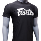 Fairtex Signature Tee - 4 way stretch - Black