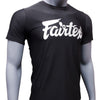 Fairtex Signature Tee - 4 way stretch - Zwart
