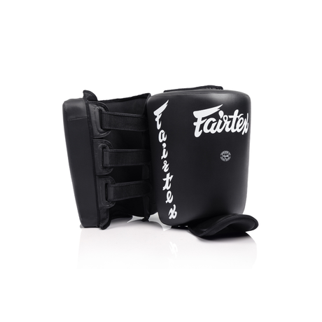 Fairtex SP10 Calfkick Pads - Zwart - Paar – voor- en achterzijde