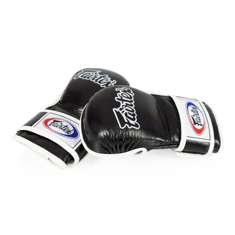 Fairtex FGV15 Sparring Handschoenen Dubbele Pols Sluiting - Leer