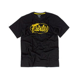 Fairtex TST148 Logo T-Shirt - Schwarz - Druck Gold