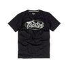 Fairtex TST148 Logo T-Shirt - Zwart - opdruk Zilver