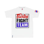 Fairtex - TST51 - Fight Team T-Shirt - Wit - opdruk Rood/Zwart/Blauw