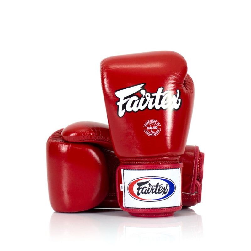 Fairtex BGV1 Universal Boxing Gloves - "Tight-Fit" Design - Red