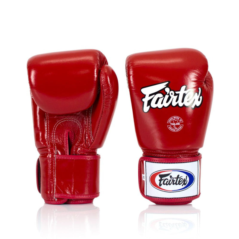 Fairtex BGV1 Universal Boxing Gloves - "Tight-Fit" Design - Red