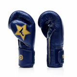 Fairtex X Booster Bokshandschoenen - FXB BG V2 - Echt leer - Navy/Goud