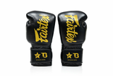 Fairtex X Booster Bokshandschoenen - FXB BG V2 - Echt leer - Zwart/Goud
