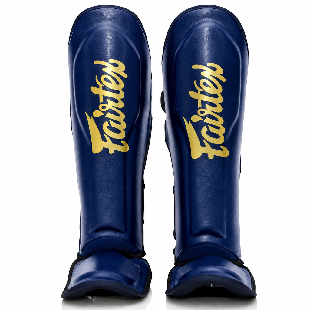Fairtex X Booster Scheenbeschermers - FXB SG - Navy/Goud