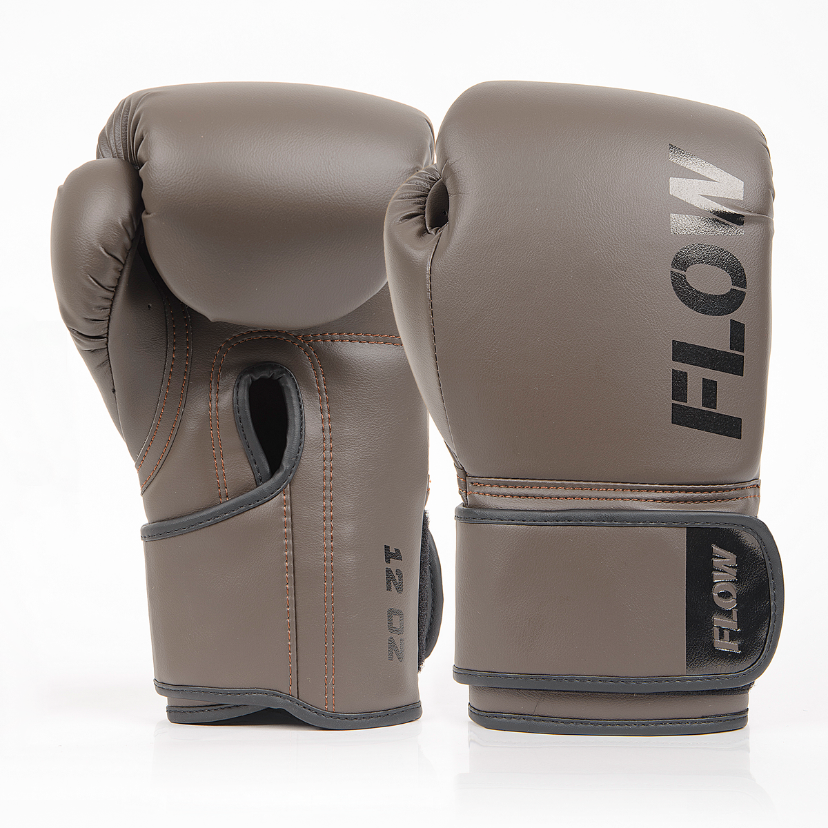 Flow Balance Boxing Gloves - Microfiber - Brown
