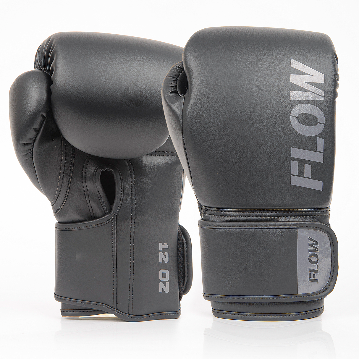 Flow Balance Boxing Gloves - Microfiber - Black