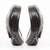 Flow Boxing Mitts zwart/wit – dun profiel en gebogen vorm