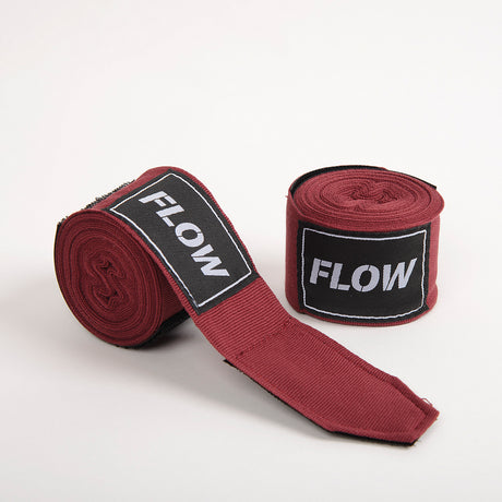 Flow Fightgear Bandages 450 cm - Donkerrood