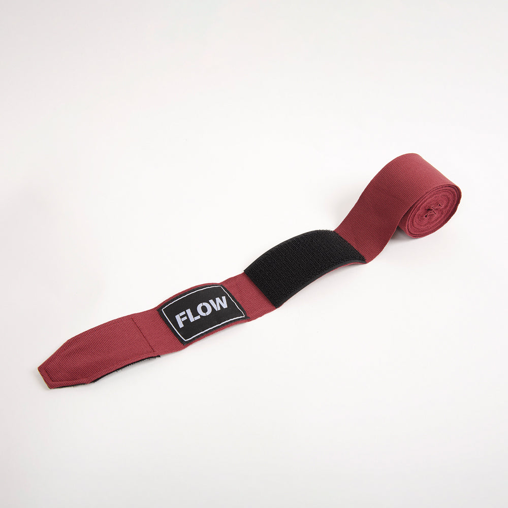 Flow Fightgear Bandages 450 cm - Donkerrood