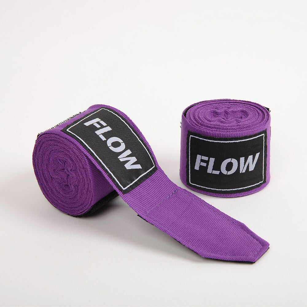 Flow Fightgear Bandages 450 cm - Paars