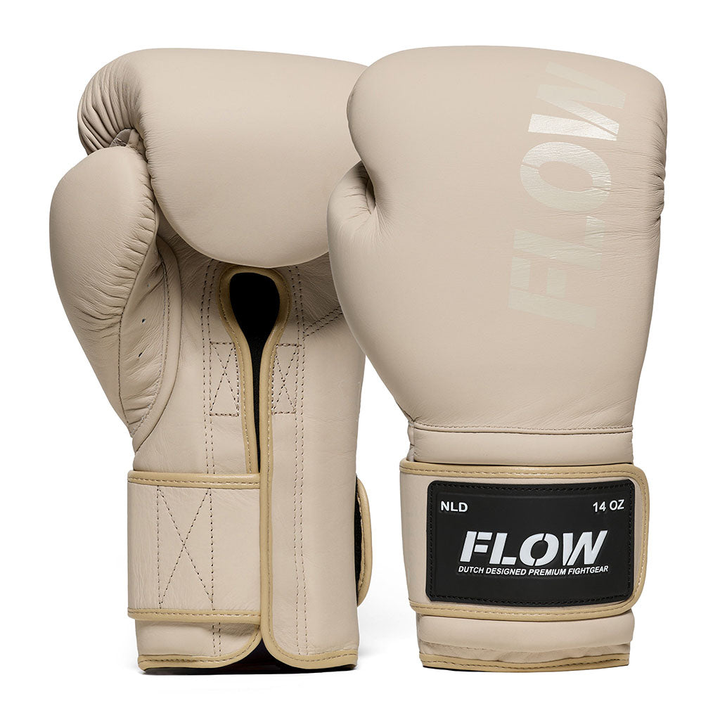 Flow - Challenge Bokshandschoenen - Echt Leer - Beige