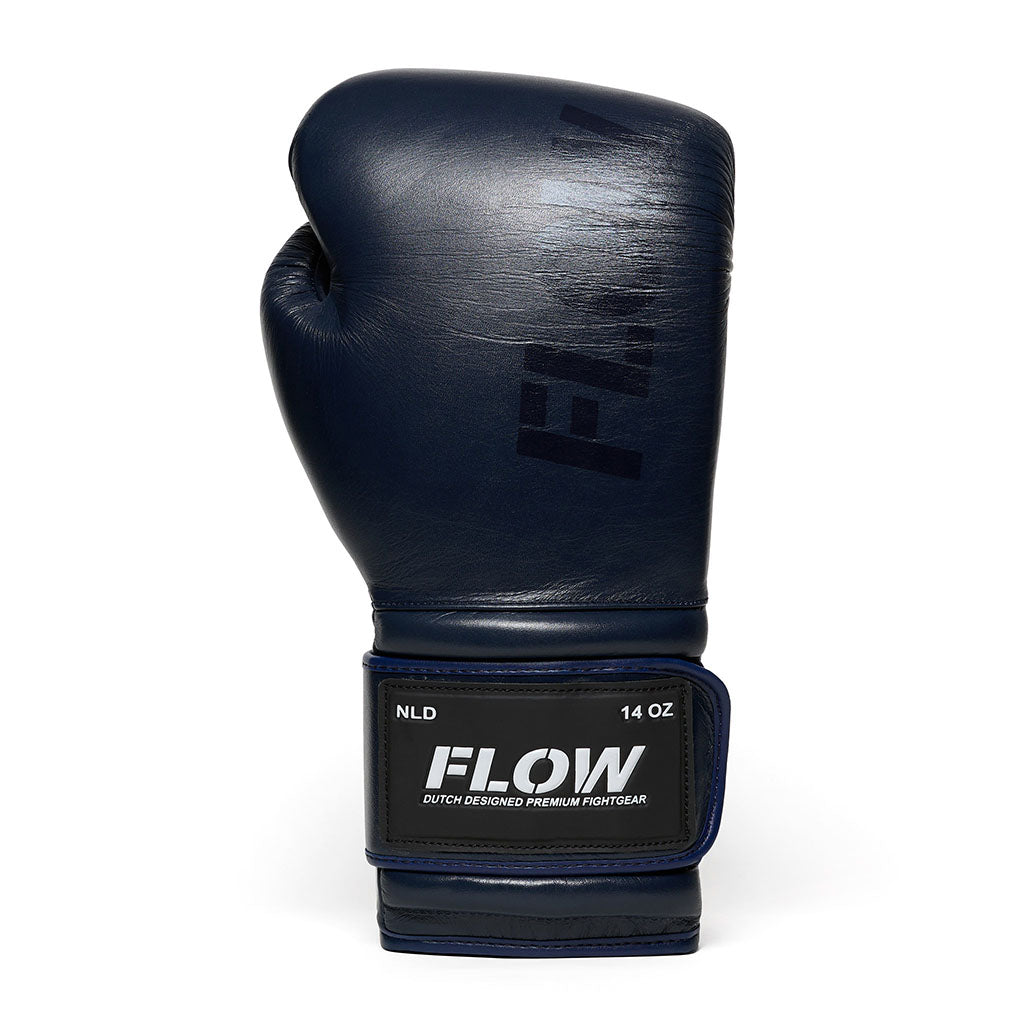 Flow - Challenge Bokshandschoenen - Echt Leer - Donkerblauw