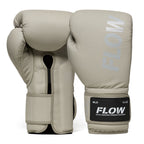 Flow - Challenge Boxing Gloves - Real Leather - Gray