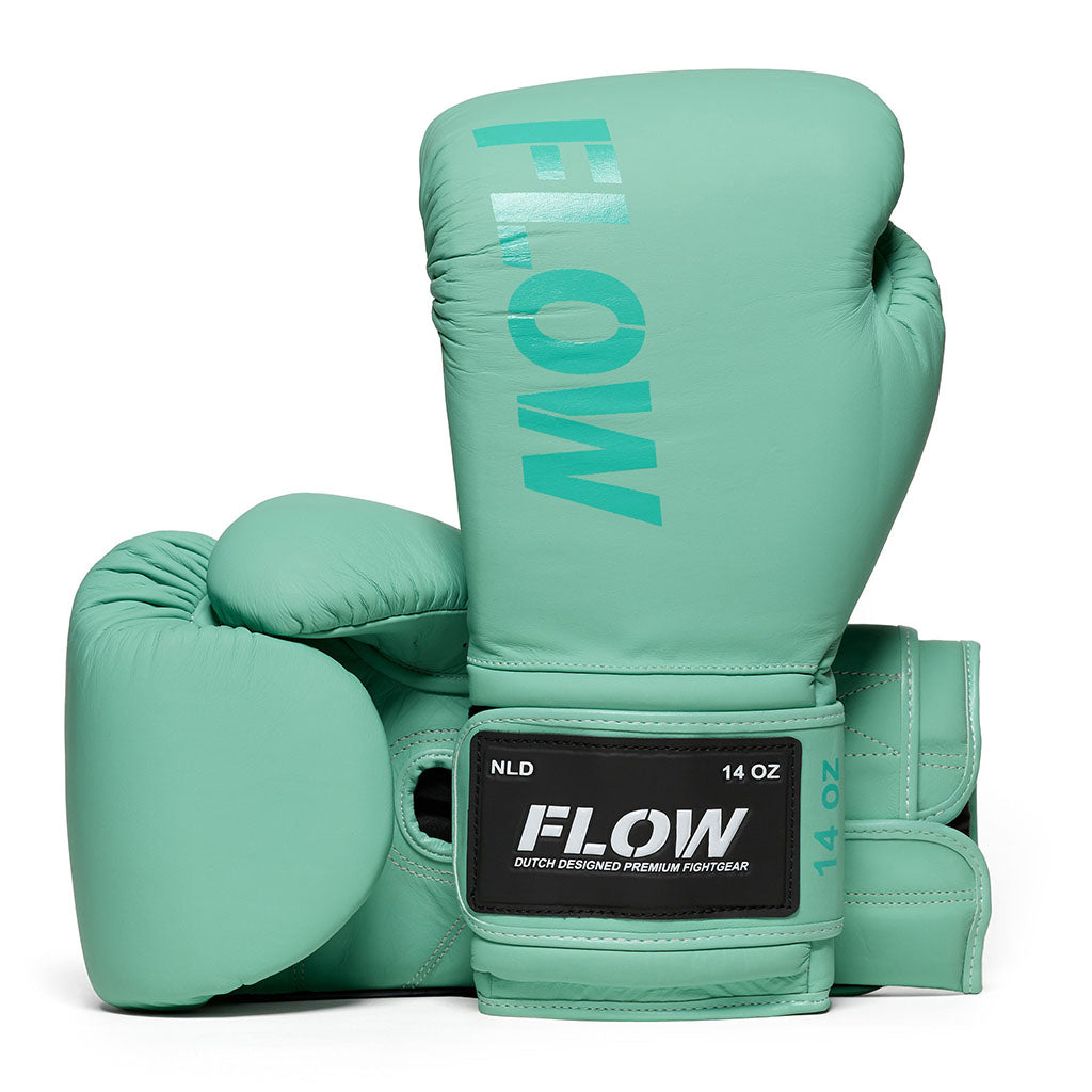 Flow - Challenge Bokshandschoenen - Echt Leer - Lichtgroen