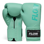 Flow - Challenge Boxing Gloves - Real Leather - Light Green