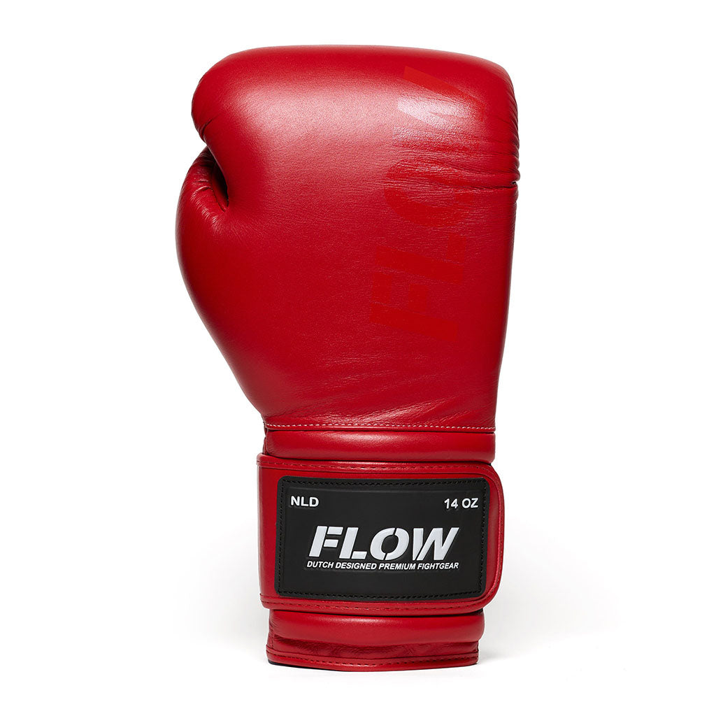 Flow - Challenge Bokshandschoenen - Echt Leer - Rood