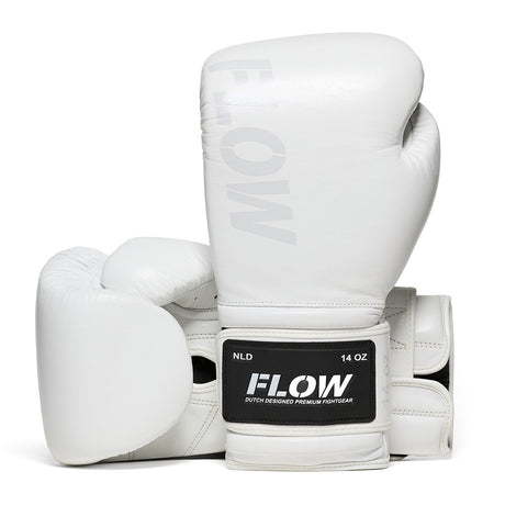 Flow - Challenge Bokshandschoenen - Echt Leer - Wit