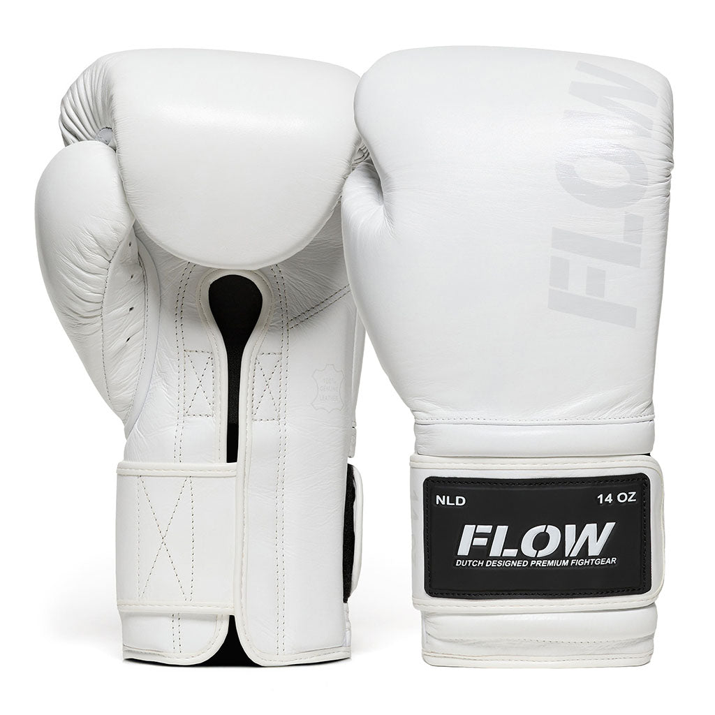 Flow - Challenge Bokshandschoenen - Echt Leer - Wit