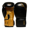 Flow Progress Boxing Gloves - multi-layer foam - Black/Gold cowhide
