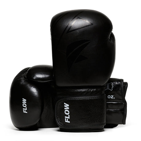 Flow Progress Boxing Gloves - multi-layer foam - Black cowhide