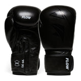 Flow Progress Boxing Gloves - multi-layer foam - Black cowhide