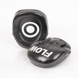 Flow Micromitts echt leer zwart/wit – paar, overzicht