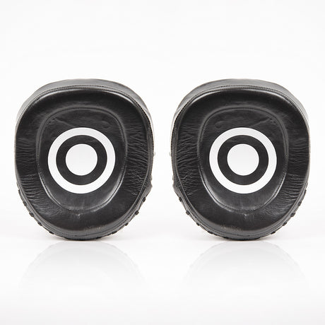 Flow Micromitts zwart/wit – slagvlak met witte richtcirkel