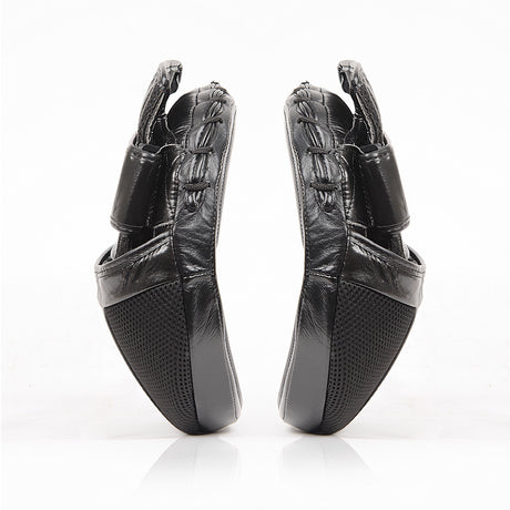 Flow Micromitts zwart/wit – zijaanzicht en meshpanelen