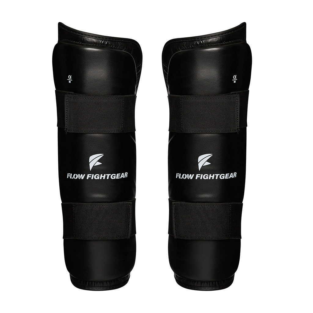 Flow Fightgear Scheenbeschermers - PU - Zwart