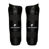 Flow Fightgear Scheenbeschermers - PU - Zwart