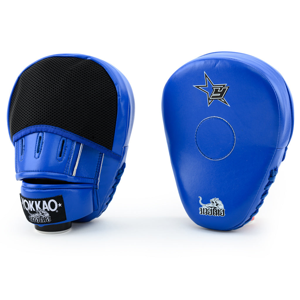 Yokkao Institution Focus Mitts - Closed Finger - Blauw
