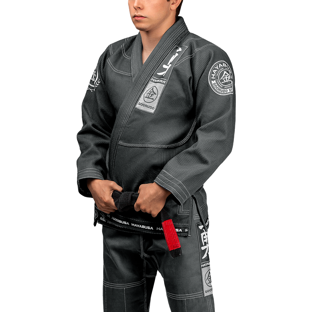 Hayabusa Goorudo 3 Gold Weave Jiu Jitsu Gi - Grijs