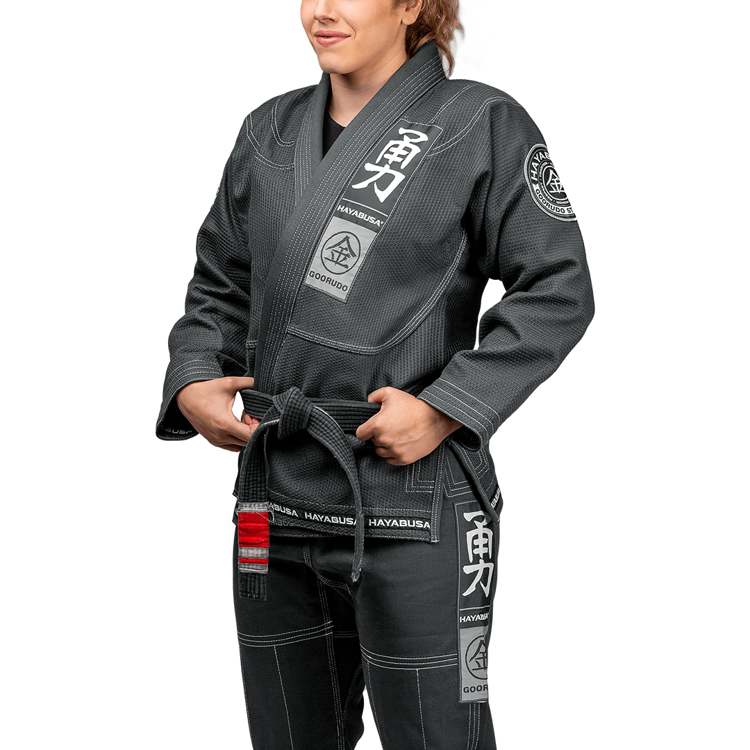 Hayabusa Goorudo 3 Gold Weave Jiu Jitsu Gi - Grijs