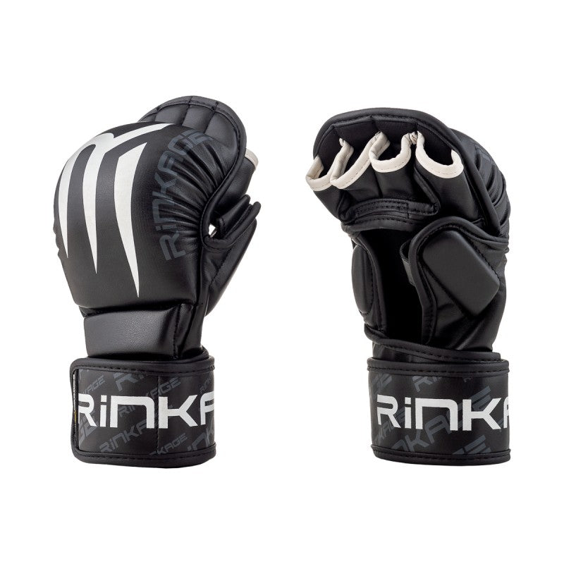 Rinkage Hades Hybride MMA Handschoenen - Zwart