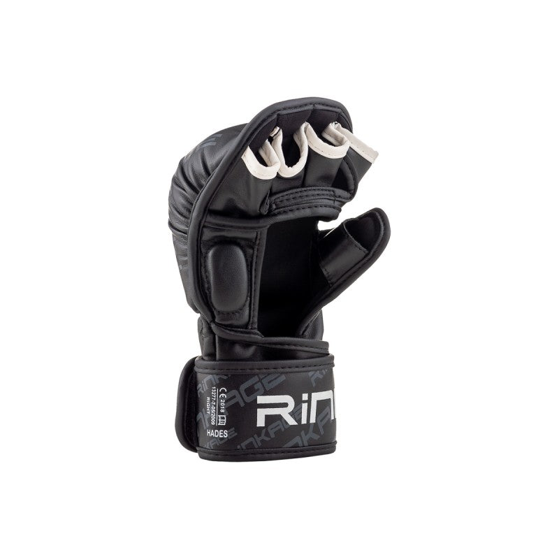Rinkage Hades Hybride MMA Handschoenen - Zwart