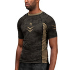 Hayabusa Arrow Ranked Short Sleeve Rashguard - Bruin