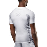 Hayabusa Arrow Ranked Short Sleeve Rashguard - White
