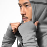 Hayabusa Athletic Zip-Up Performance Hoodie - Men - Dark Gray