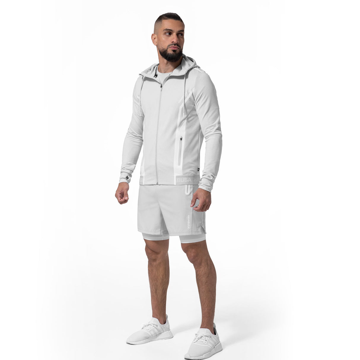 Hayabusa Athletic Zip-Up Performance Hoodie - Herren - Hellgrau