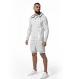 Hayabusa Athletic Zip-Up Performance Hoodie - Herren - Hellgrau