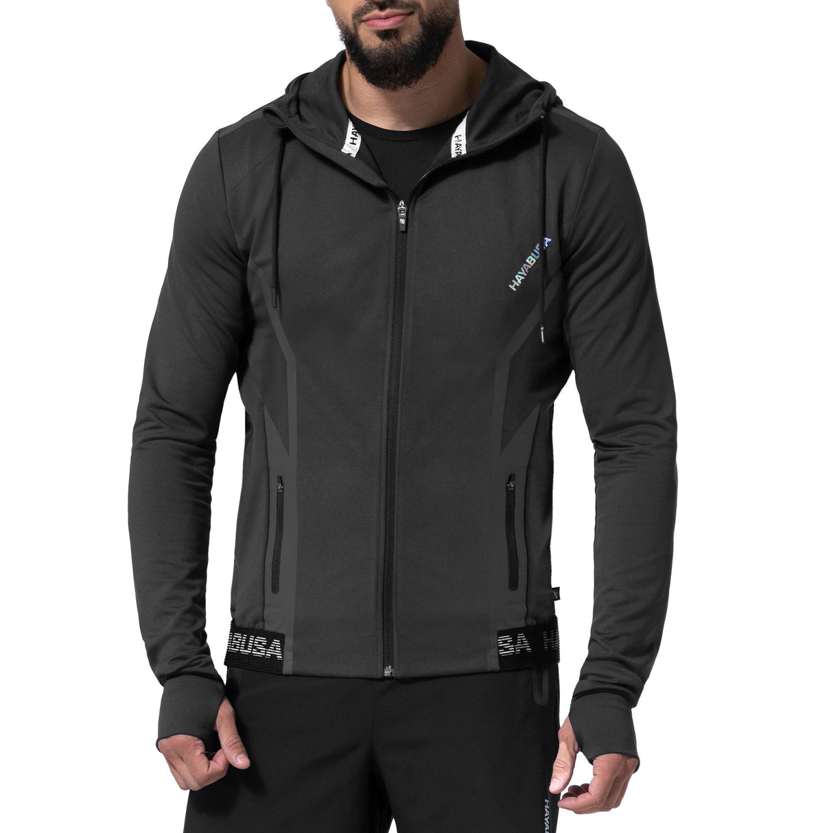 Hayabusa Athletic Zip-Up Performance Hoodie - Heren - Zwart